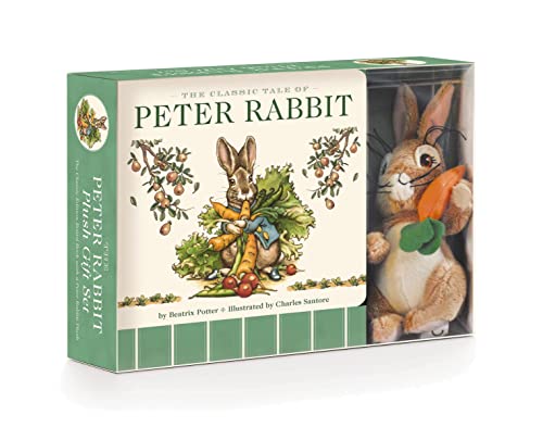 The Peter Rabbit Plush Gift Set (The Revised Edition): Includes the Classic Edition Board Book + Plush Stuffed Animal Toy Rabbit Gift Set von Applesauce Press